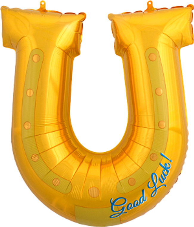 Good Luck Horse Shoe Foil Balloon