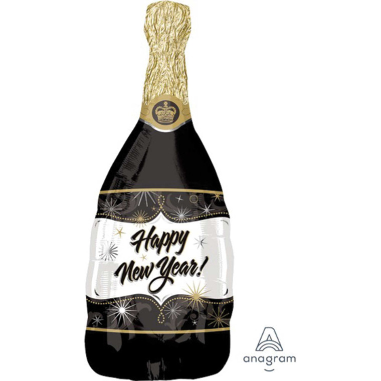 Super Shape New Year Champagne Balloon