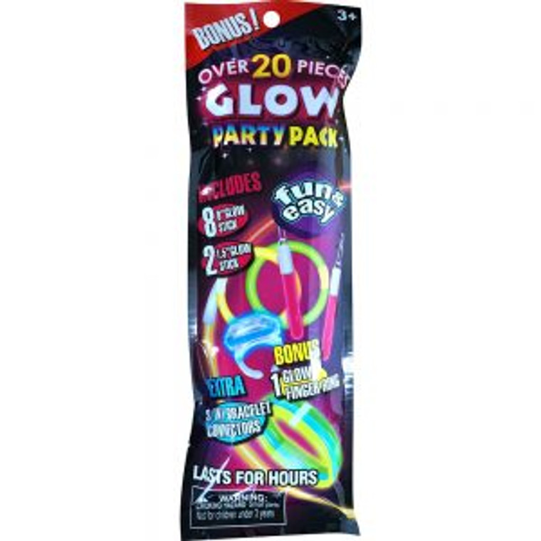 20 Piece Glow Stick Party Pack