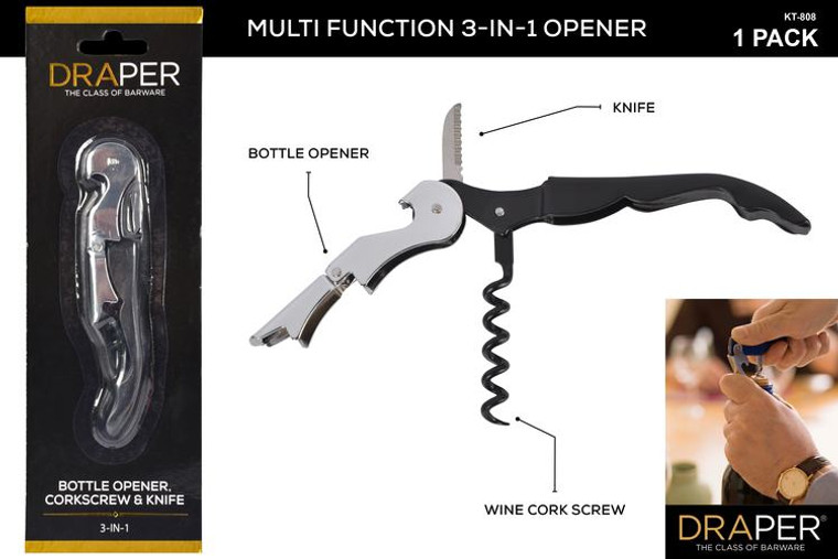 CORKSCREW BOTTLE OPENER