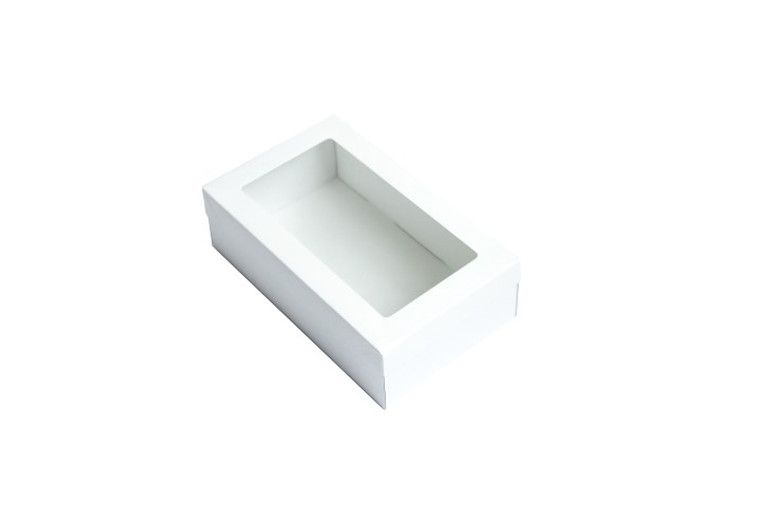 BetaEco White Catering Box with Lid - Extra Small PK1 258mm x 150mm x 80mm