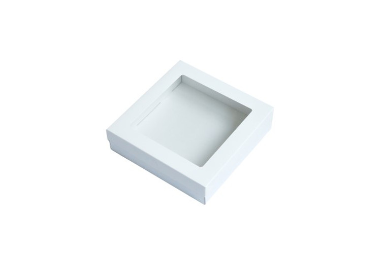 BetaEco White Catering Box with Lid - Small PK1 225mm x 225mm x 60mm