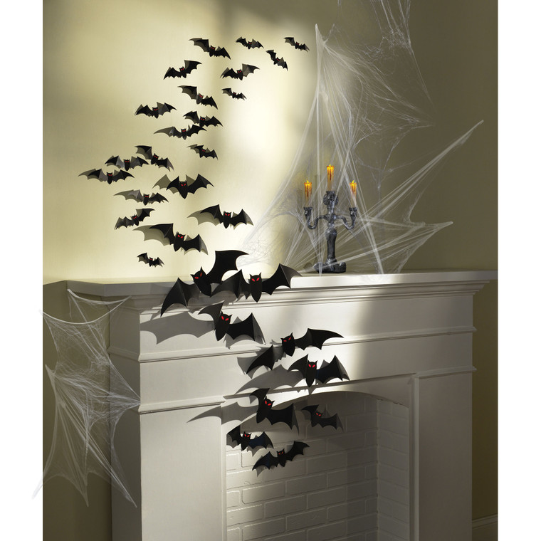 Cemetery Mega Value Pack Bat Cutouts Printed Pape