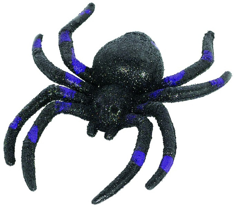 Cemetery Value Spiders Multi-Pack Glitter Plastic