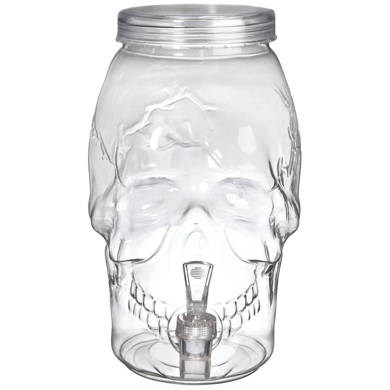 Halloween Skull Plastic Drink Dispenser