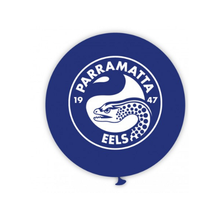 NRL PARRAMATTA EELS - LATEX 3' BLUE BALLOON