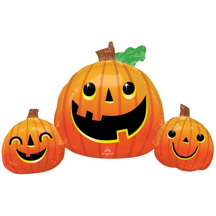 SuperShape XL Smiley Pumpkin Trio