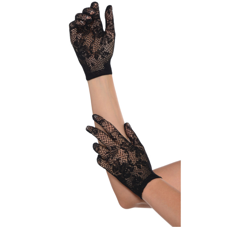 Floral Net Glovelettes