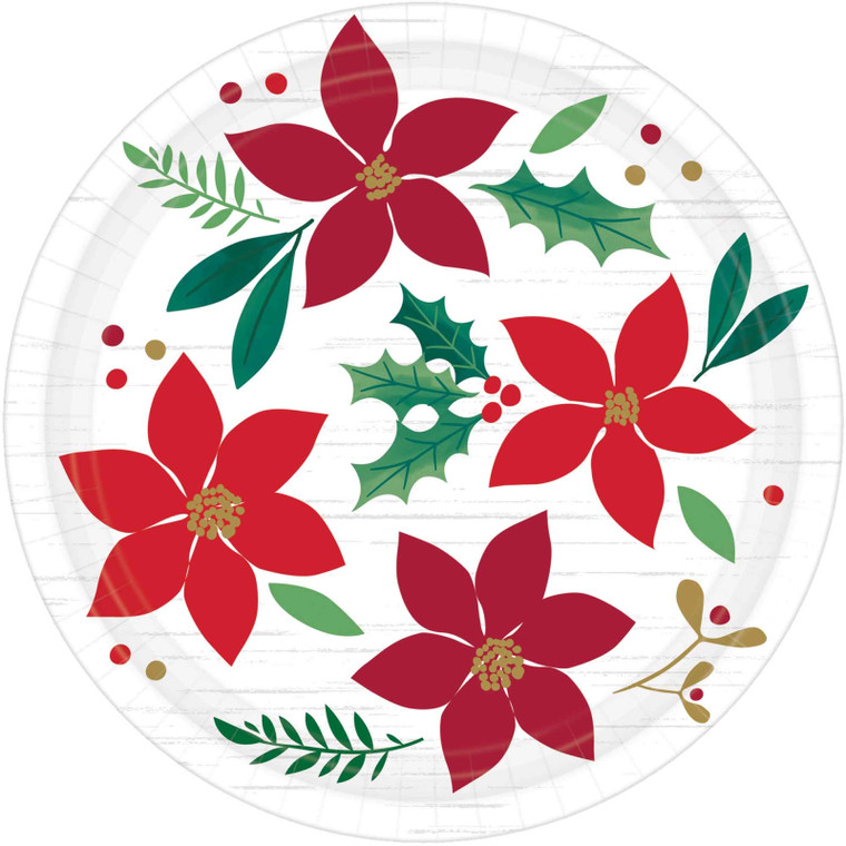 CHRISTMAS WISHES ROUND PLATES