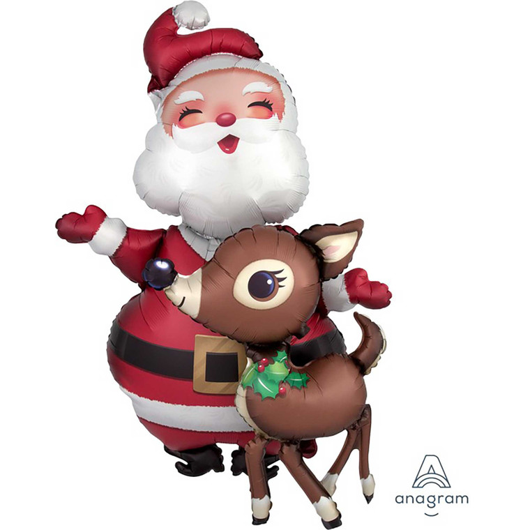 AIRWALKER SANTA & REINDEER