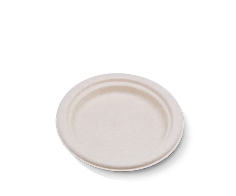 Unbleached Sugarcane Round Plate 7" PK50