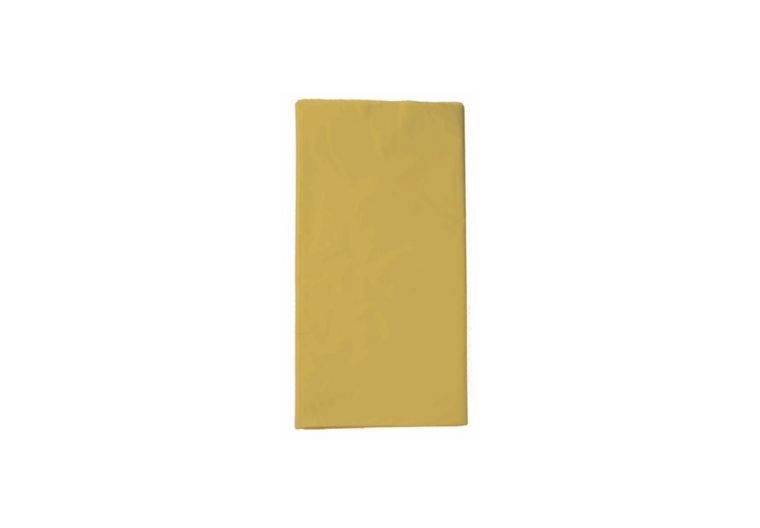 PAPER TABLE COVER GOLD  1370X2740MM PK 1x24