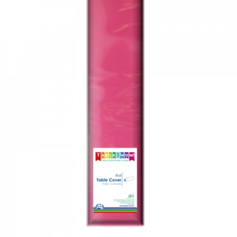 Reusable Magenta Tablecover Roll  1.2m wide x 30m long PK1