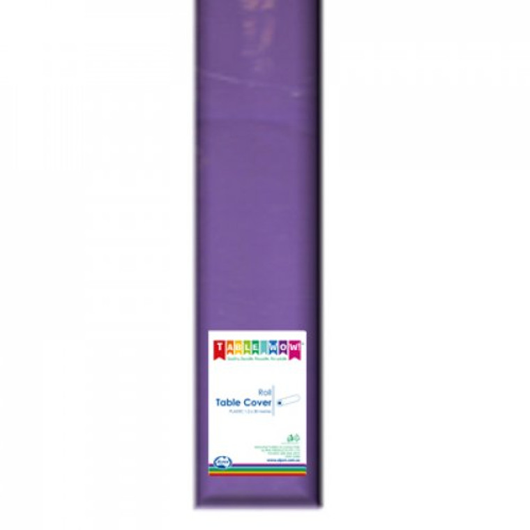 Reusable Purple Tablecover Roll 1.2m wide x 30m long PK4