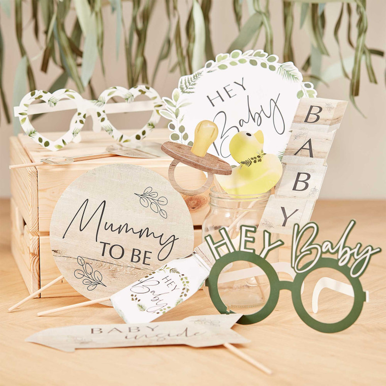 Botanical Baby Botanical Baby Shower Photo Booth Props