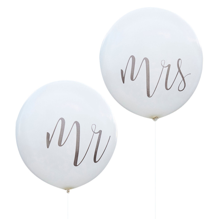 "Rustic Country Balloons - 36" - Mr And Mrs PK of 2