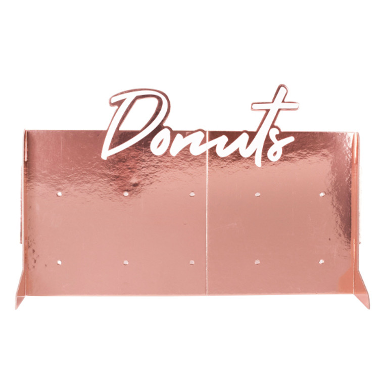 Mix It Up Donut Wall Rose Gold Foiled 55cm (W) x 35cm (H) x 23cm (D)