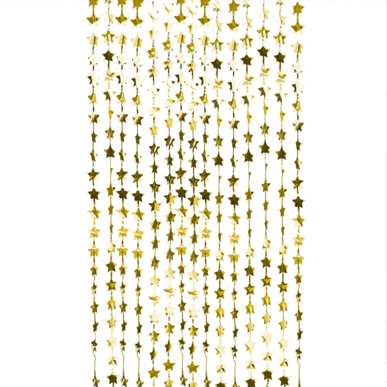 Gold Foil Star Party Backdrop  1.2m W x 2m H