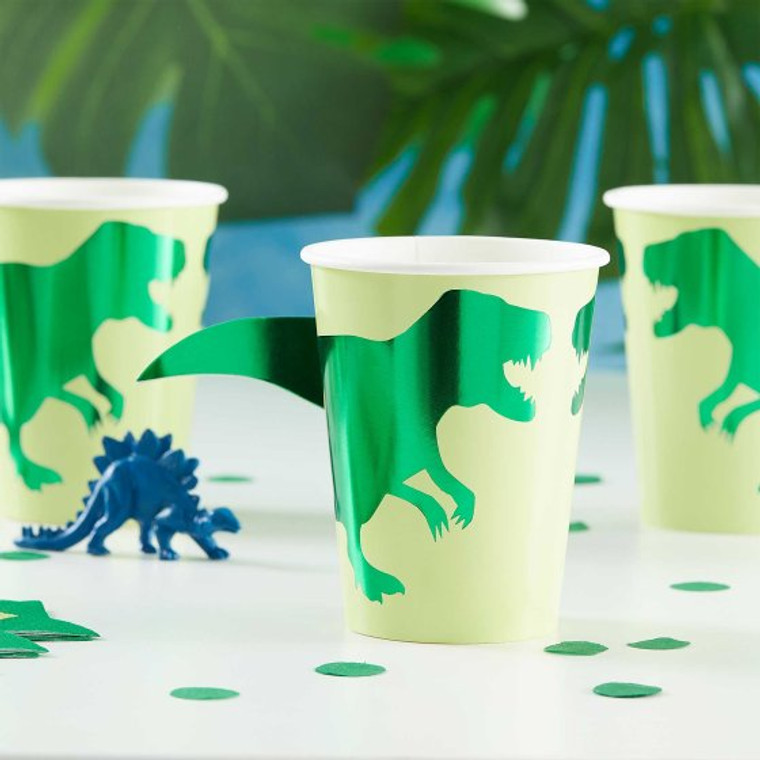 Roar Dinosaur Paper Cups PK8
