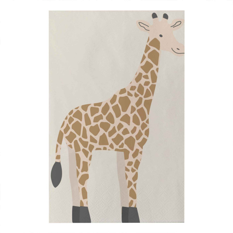 Wild Jungle Napkins Giraffe PK16