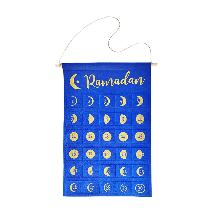 Ramadan Calendar Blue 35cm x 55cm