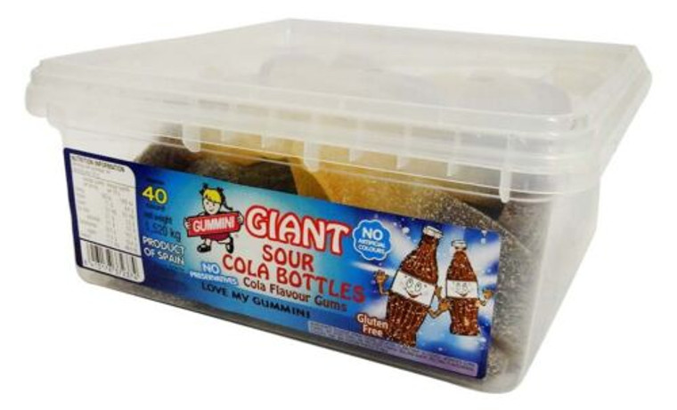 PK40 Gummi Giant Cola Bottles PK40