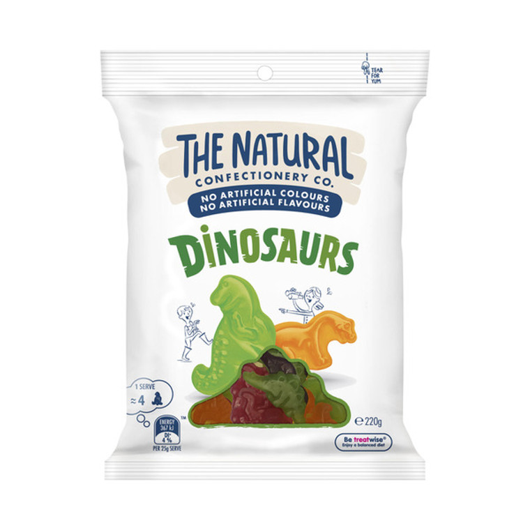 The Natural Confectionery Co. Dinosaurs Lollies 260g