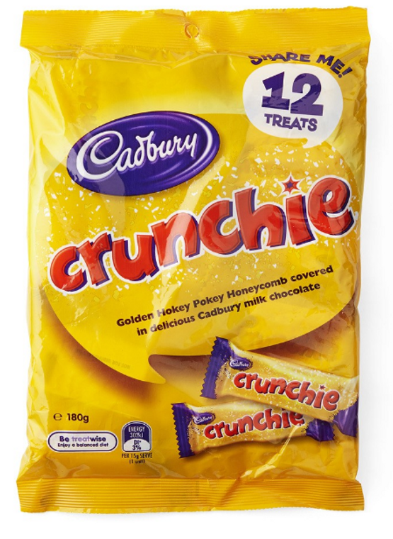 Cadbury Crunchie Chocolate Sharepack 180g