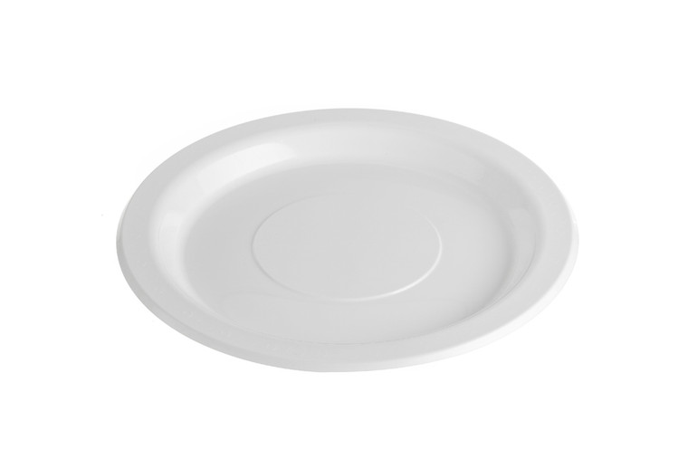 Reusable White Premium Plastic 260mm Banquet Plate PK50