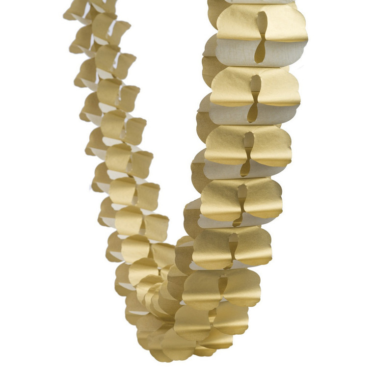 Decorative Honeycomb Garland 4m - Gold