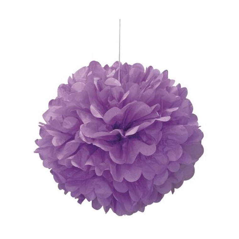 Decorative Hanging Puff 40cm - Purple