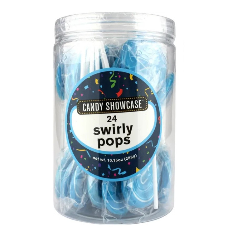 Blue Swirl Pops 12g x 24pcs