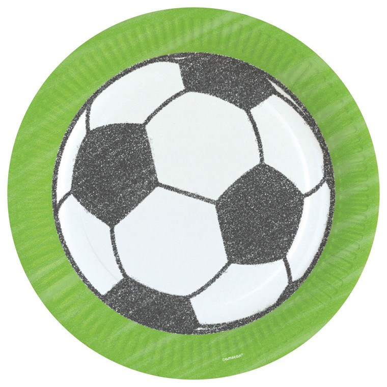 Kicker Party 23cm Round Paper Plates PK8