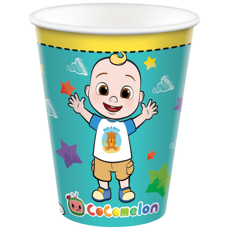 Cocomelon 9oz / 266ml Paper Cups PK8