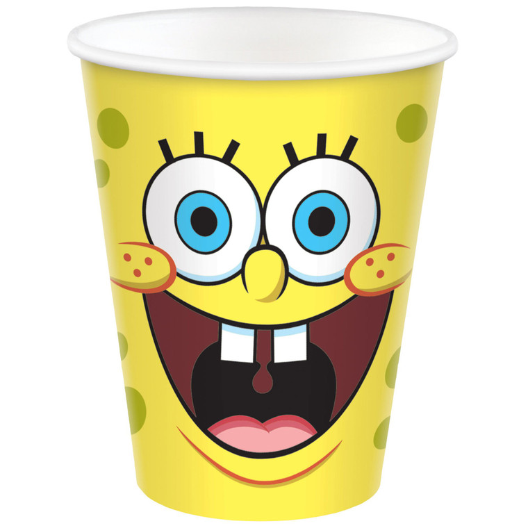 SpongeBob 9oz / 266ml Paper Cups