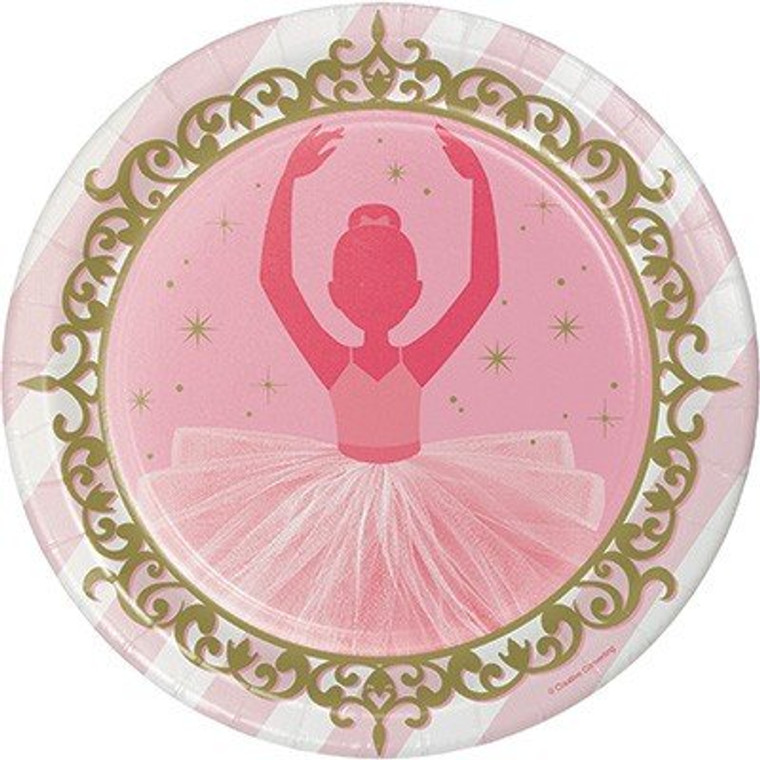 Twinkle Toes Dinner Plates Paper 22cm 8pk