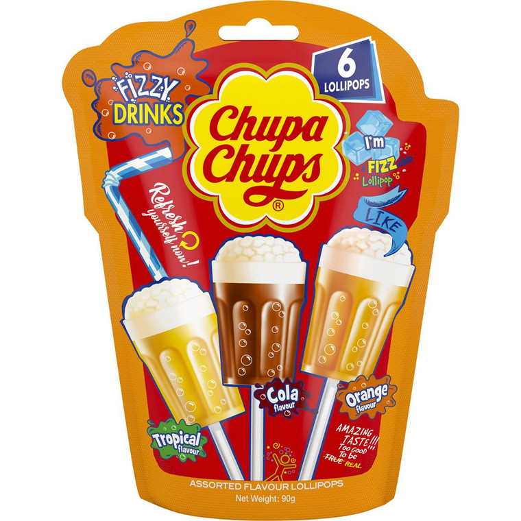 Chupa Chups 3D Fizzy Drink 90g