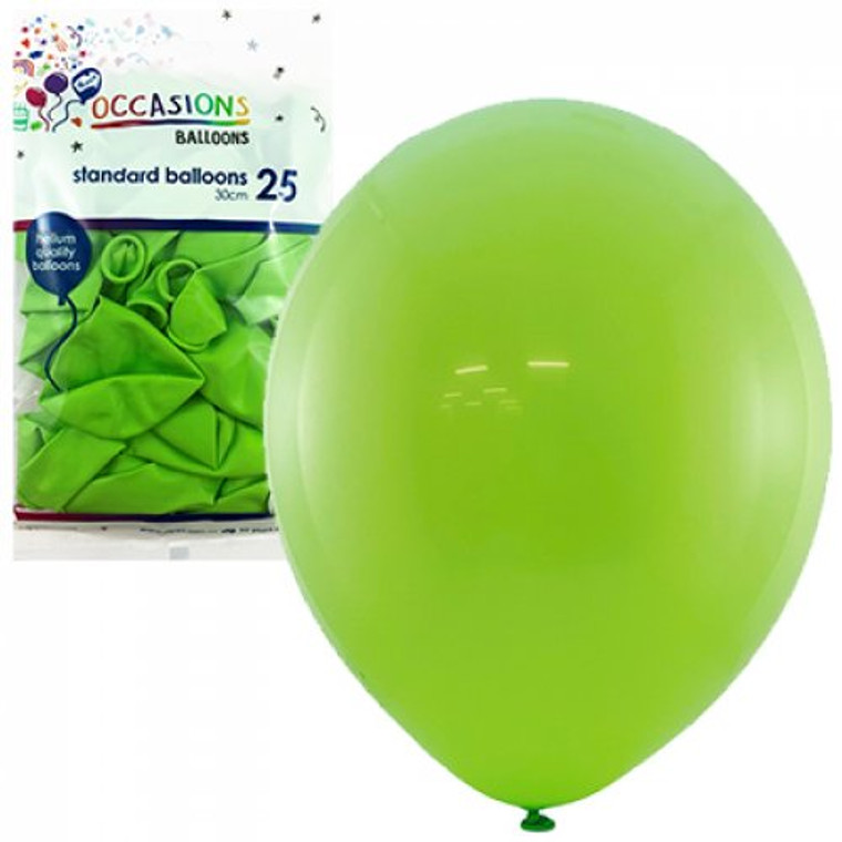 Lime 30cm Balloons P25