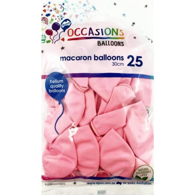 Macaron Light Pink 30cm Balloons P25