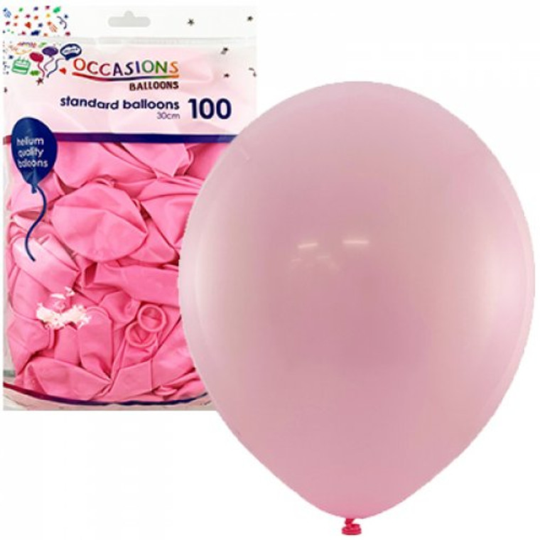 Light Pink 30cm Balloons Bag 100