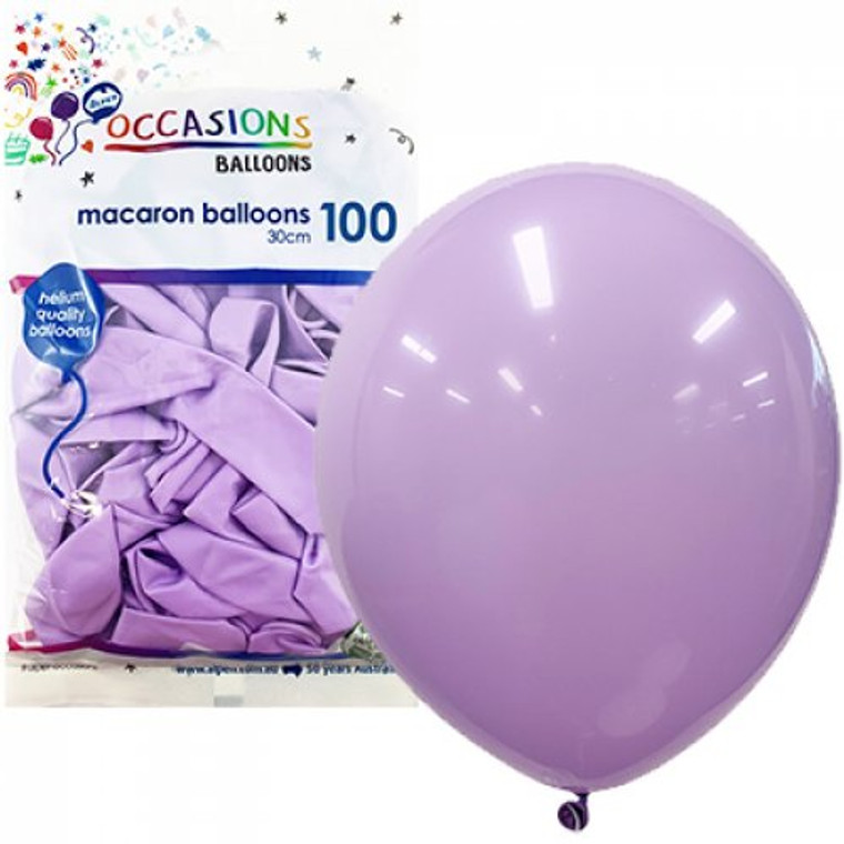 Macaron Lavender 30cm Balloons Bag 100
