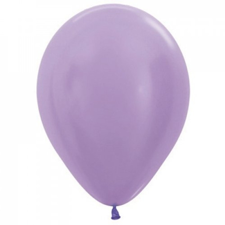 Satin Lilac 30cm Sempertex Balloons Bag 100