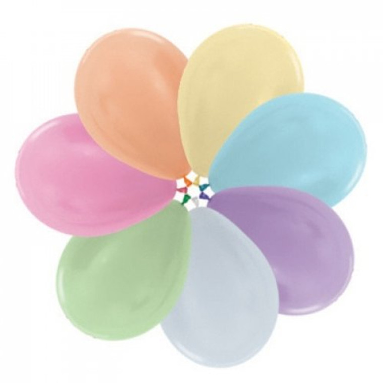 Satin Mixed 30cm Sempertex Balloons Bag 100