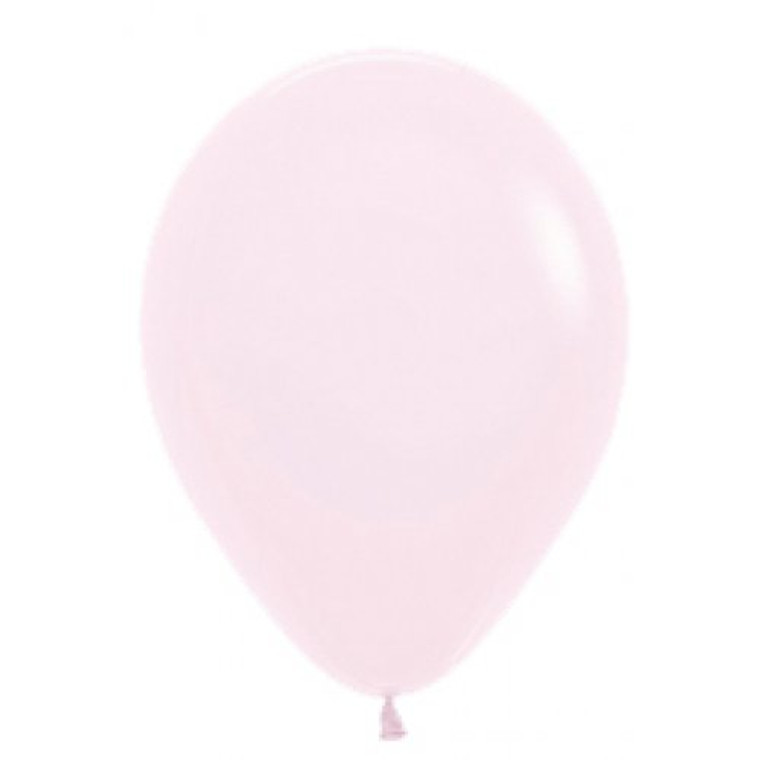 Matte Pastel Pink 30cm Sempertex Balloons Bag 100