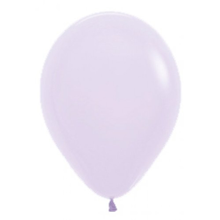 Matte Pastel Lilac 30cm Sempertex Balloons Bag 100