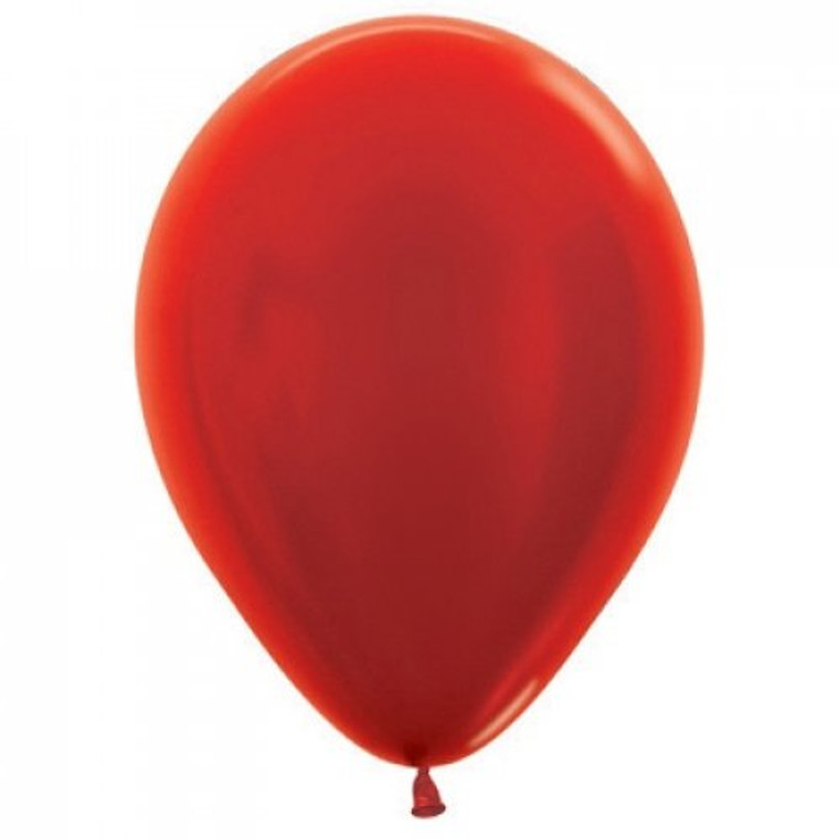 Metallic Red 30cm Sempertex Balloons P25