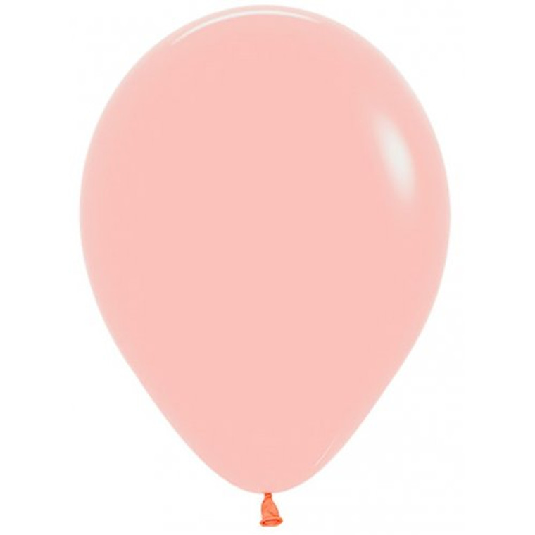 Matte Pastel Melon 12cm Sempertex Balloons Bag 100
