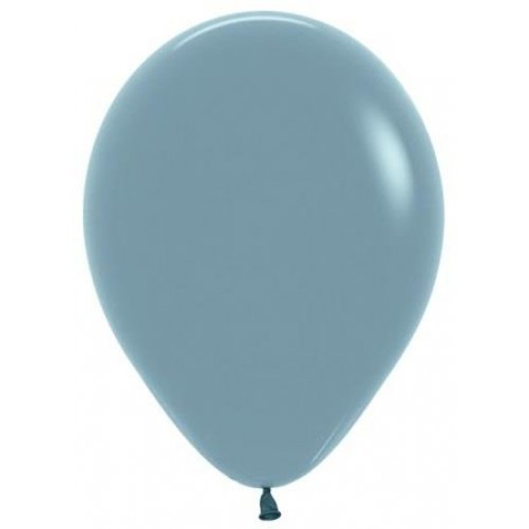 Pastel Dusk Blue 30cm Sempertex Balloons Bag 100