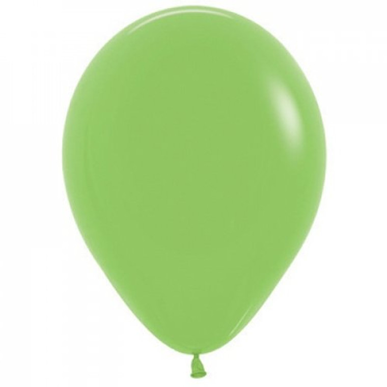Fashion Lime Green 12cm Sempertex Balloons Bag 100