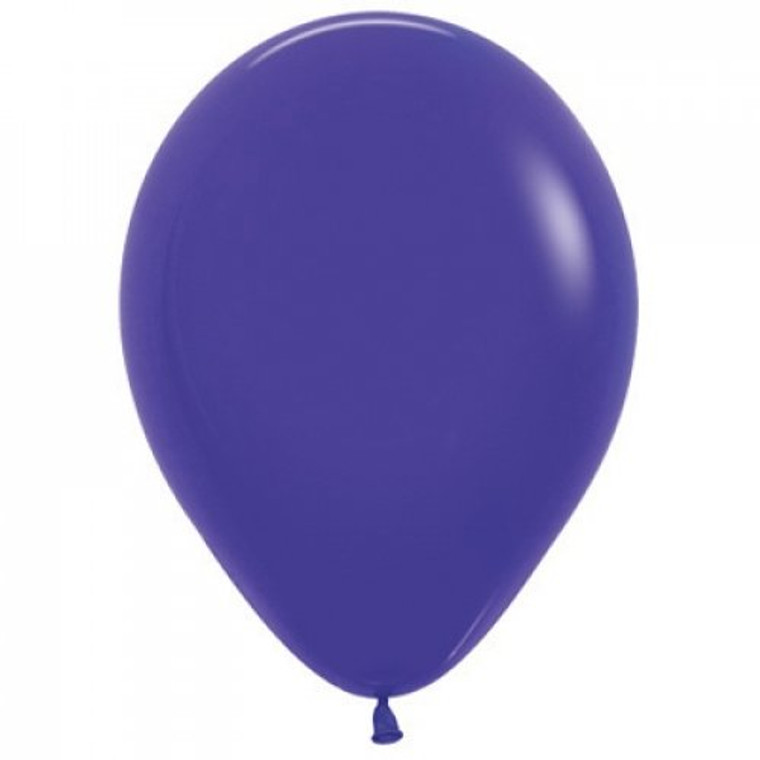 Fashion Violet 12cm Sempertex Balloons Bag 100